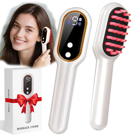 CWTUL Laser Therapy Hair Growth Comb front view shows compact handheld design for scalp care