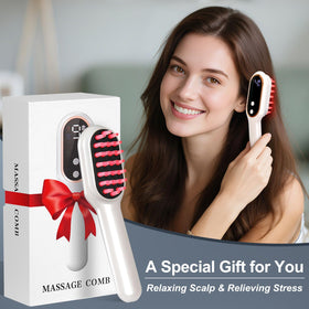 CWTUL Laser Therapy Hair Growth Comb in-use demonstration improving scalp reach