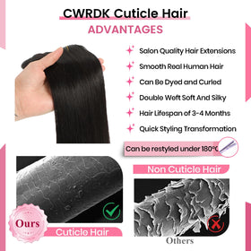 CWRDK silicone clips close-up shows gentle, snag-free wear.