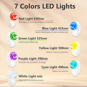 CXGRISE 7-color LED light therapy for radiant, even-toned skin