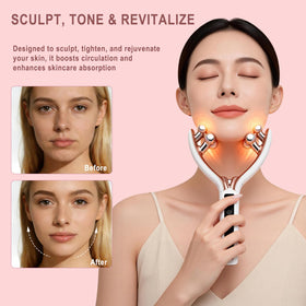 CXGRISE lymphatic drainage massager supports gentle facial circulation.