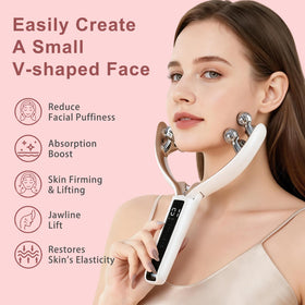 CXGRISE puffiness relief massager targets morning swelling for a refreshed look.