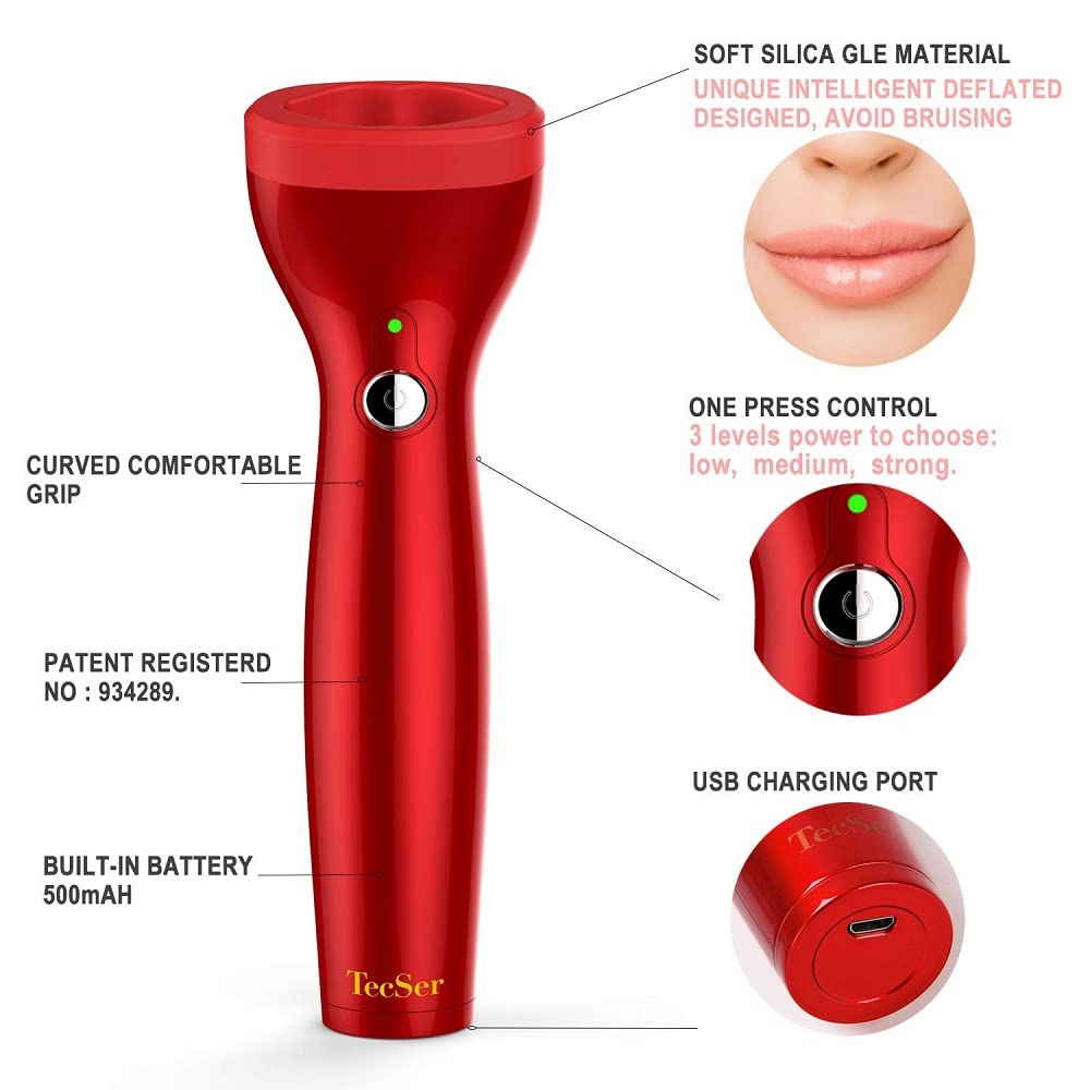 CXGTCI lip plumper tool control panel with three suction levels