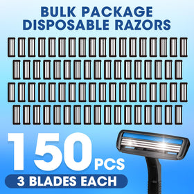 CXYARY disposable razors with water-activated lubricating strip for smooth glide
