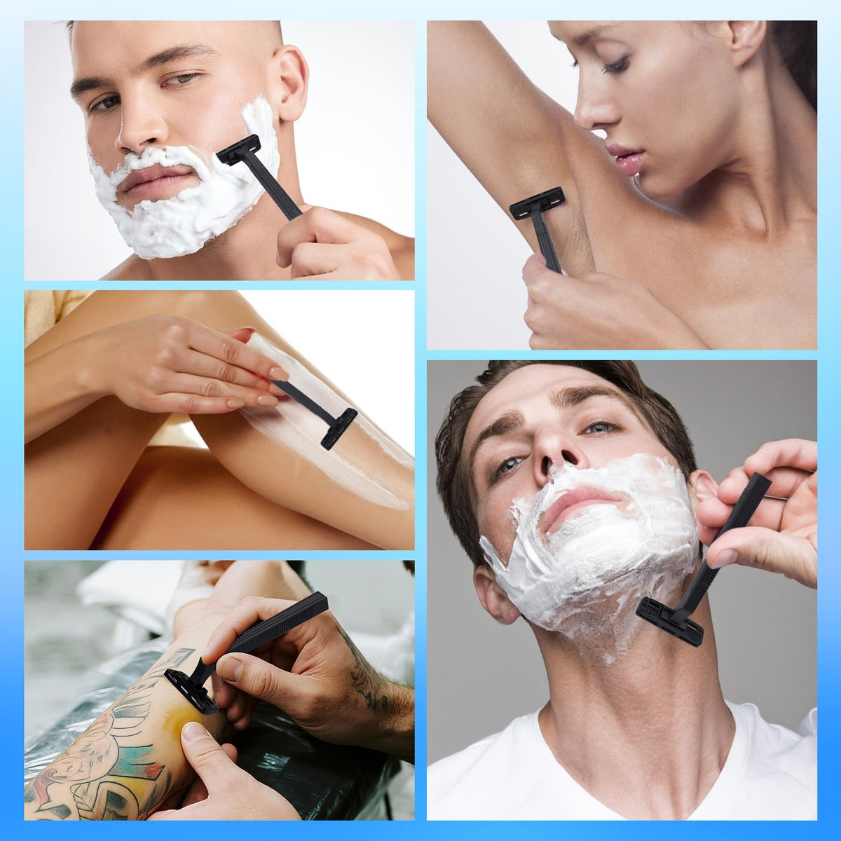 CXYARY compact razor pack ideal for dorm rooms and guest stays