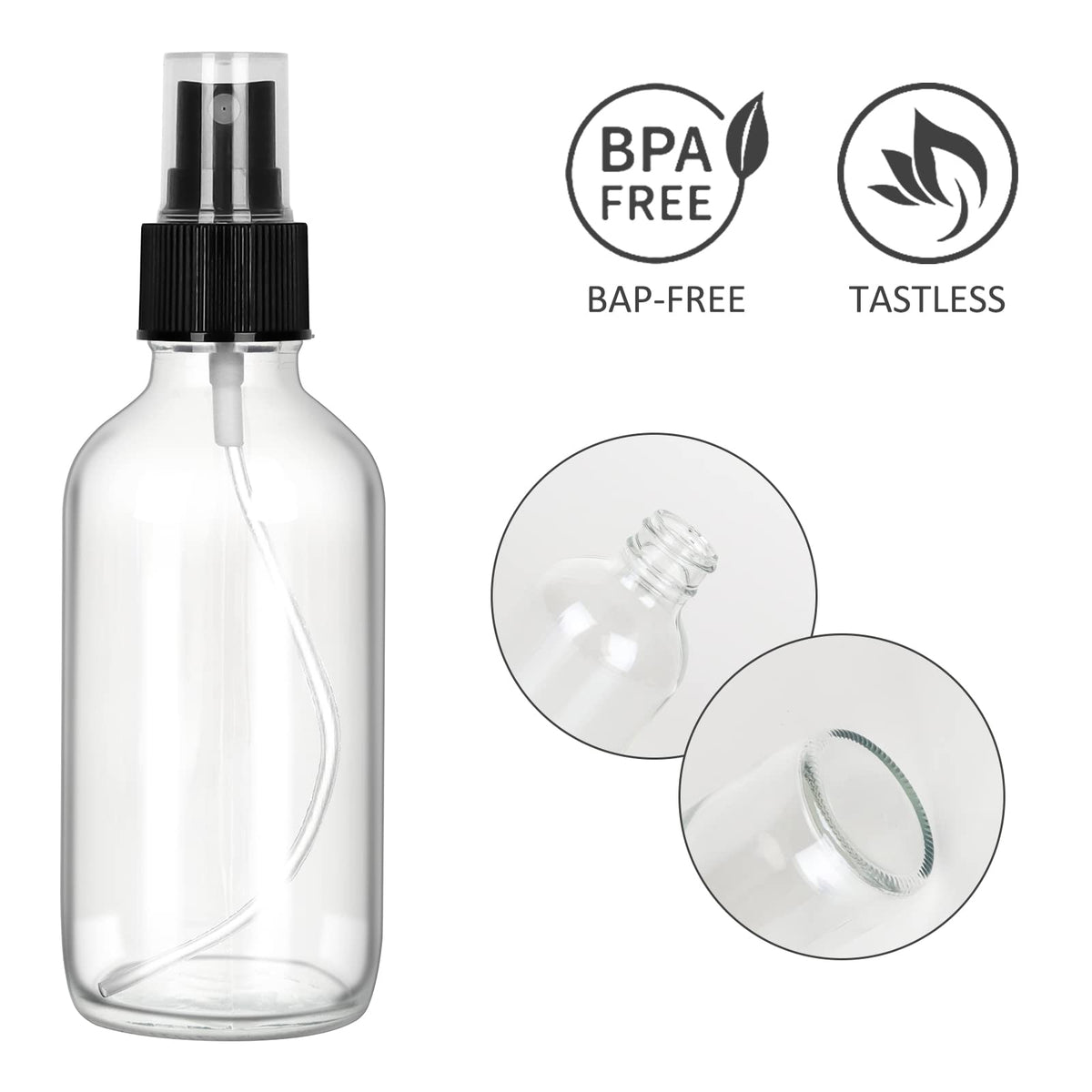 CycleMore BPA-free glass bottles designed for family-friendly storage.