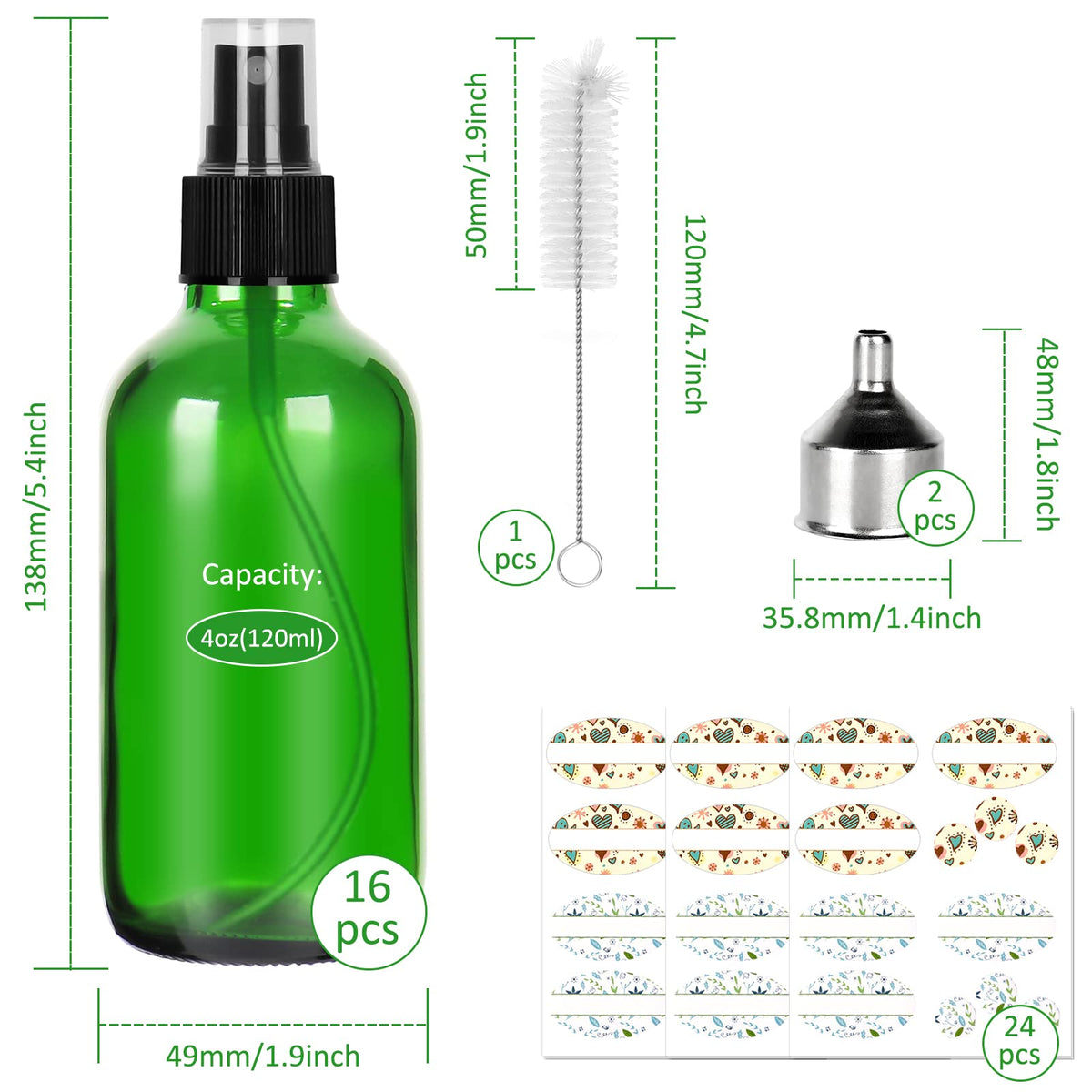 CycleMore fine-mist spray nozzle delivers even coverage for fragrances and cosmetic care.