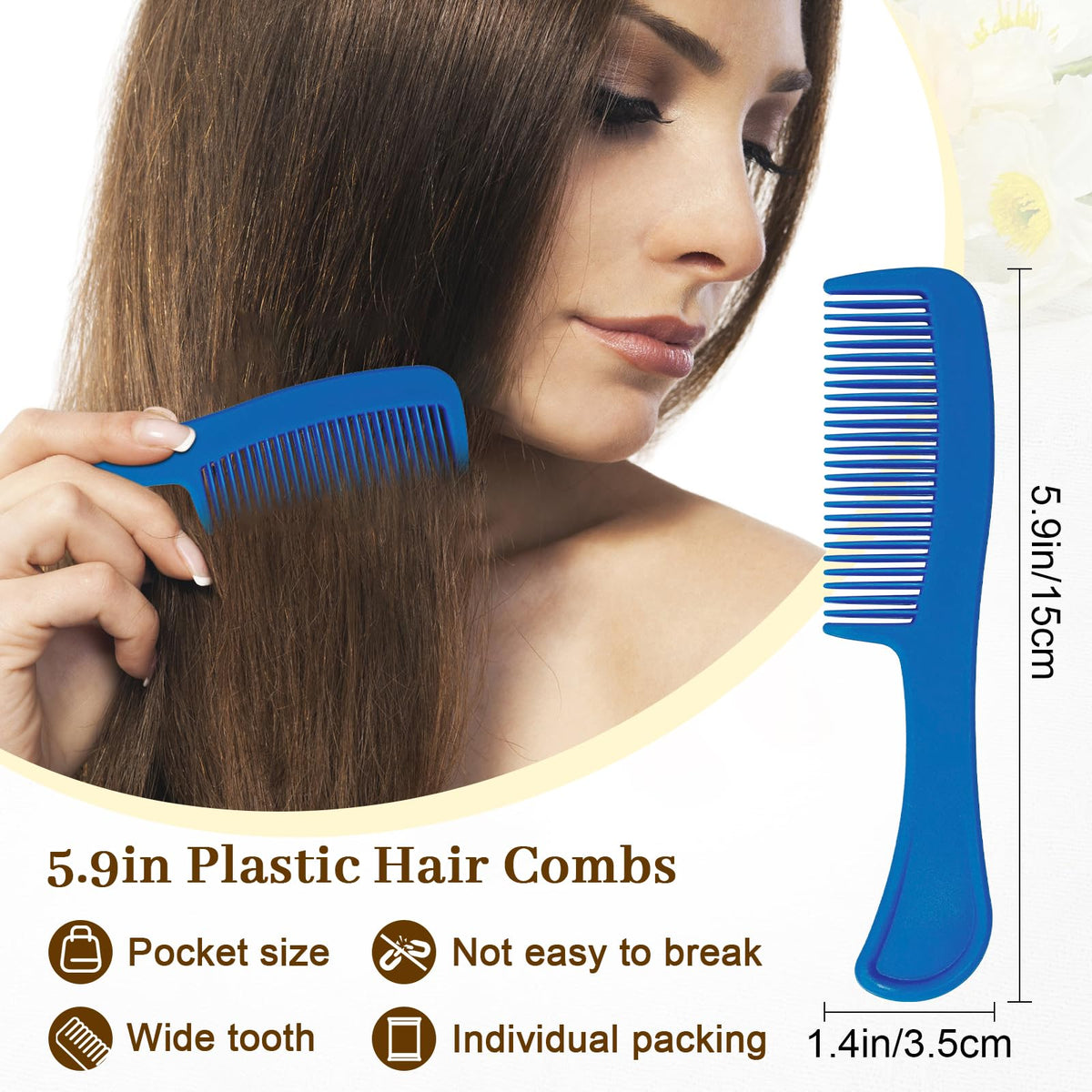 Cydioa colorful pocket combs ready for travel and daily use