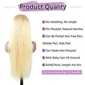 CYIKLI 613 lace front wig density closeup highlights full 200% fullness