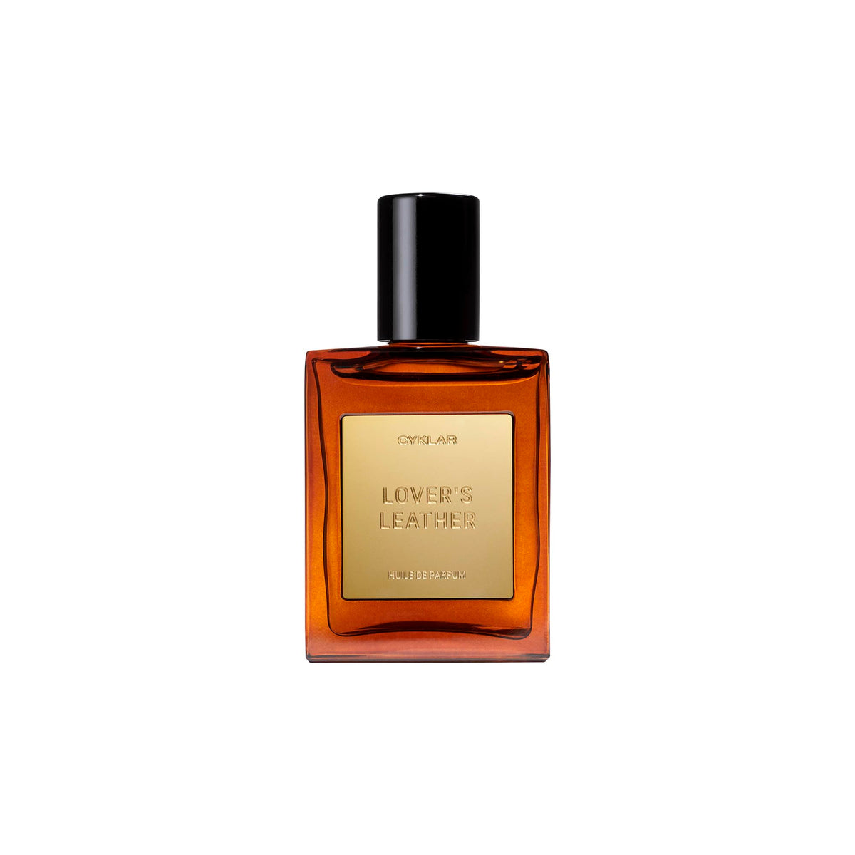 CYKLAR Lover's Leather bottle front showcases saffron and leather notes.