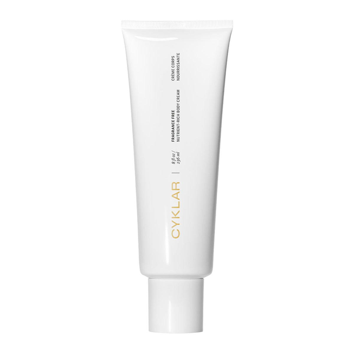 CYKLAR Nutrient Rich Body Cream tube delivering fast-absorbing hydration for dry skin