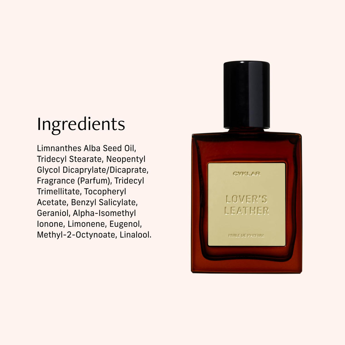 CYKLAR Lover's Leather travel-size bottle fits a purse for quick refreshers.