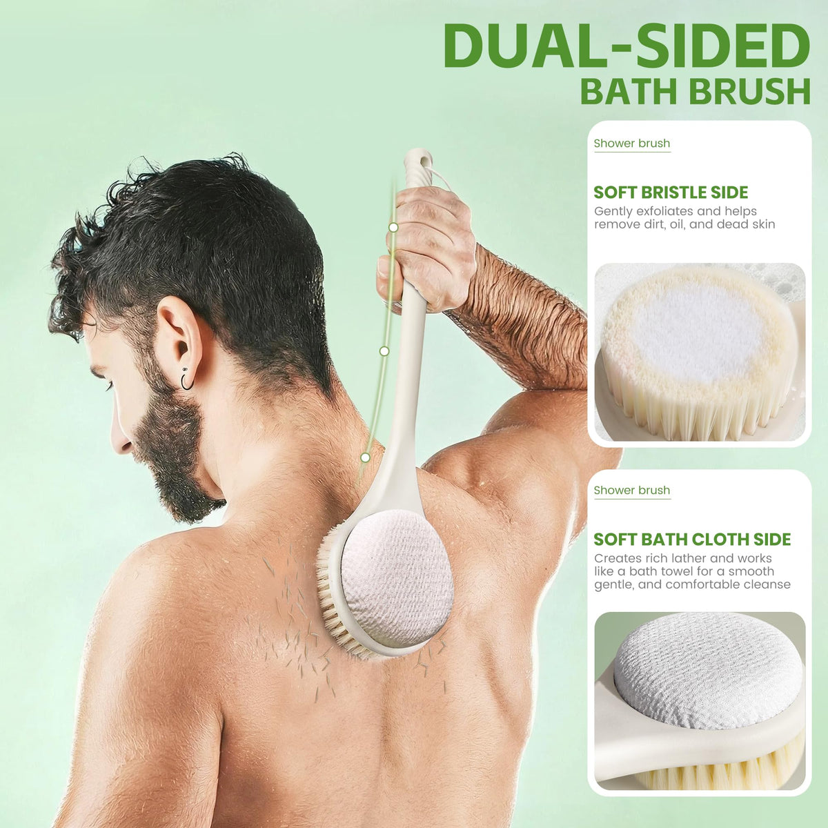 CYMPHW 150D exfoliating cloth side buffs dull skin