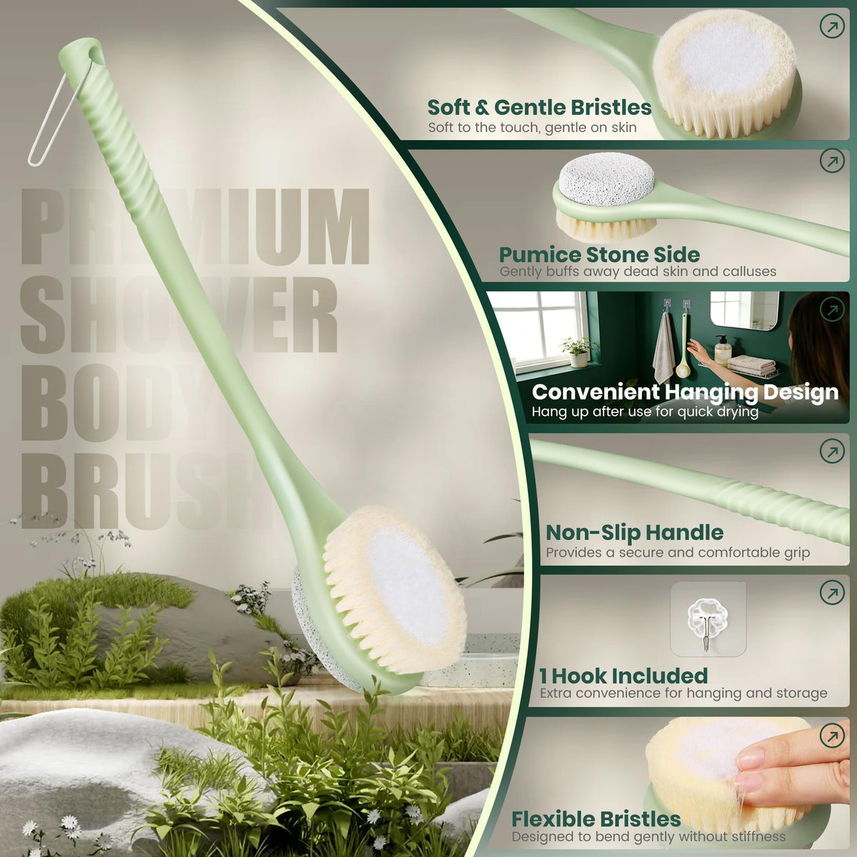 CYMPHW pumice exfoliation smooths rough skin on feet