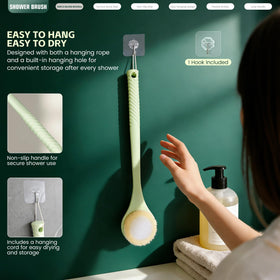 CYMPHW gift-ready back scrubber for spa-like home cleansing