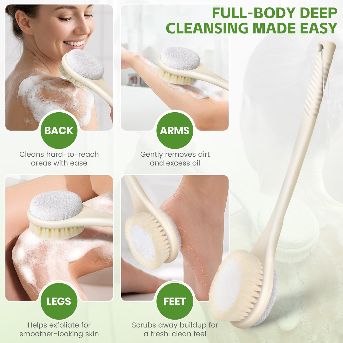 CYMPHW lightweight back washer design for easy extended reach