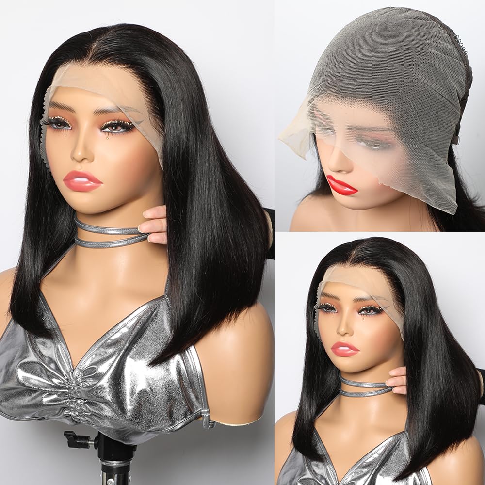CYSDRH Bob Wig 13x6 front lace for natural-looking hairline and effortless wear