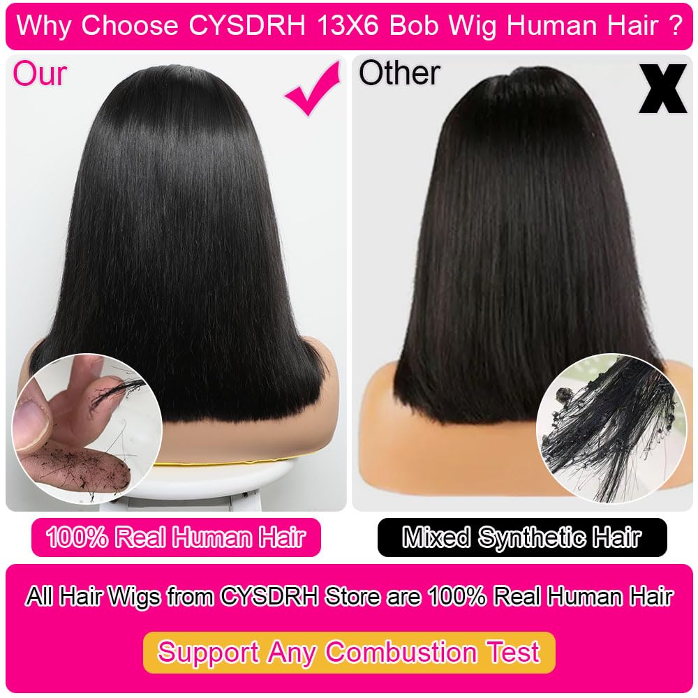 CYSDRH Pre-plucked hairline minimizes edge work and creates natural part