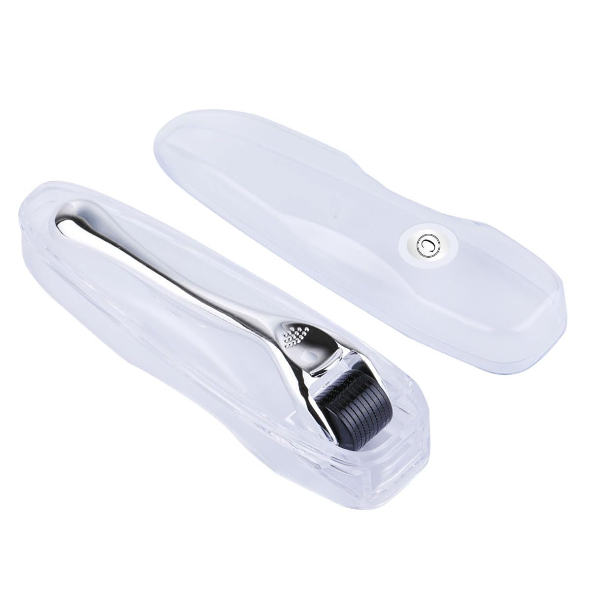 CYSSUS derma roller comes with storage case and clear manual.