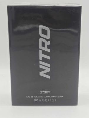 CyZone Nitro label close-up for premium scent notes.