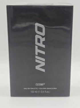 CyZone Nitro label close-up for premium scent notes.