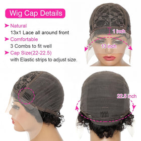Czrleaty 13x1 transparent cap with bleached knots for a natural part.