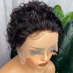 Czrleaty silk curly wig is tangle-free and easy to wash and style.