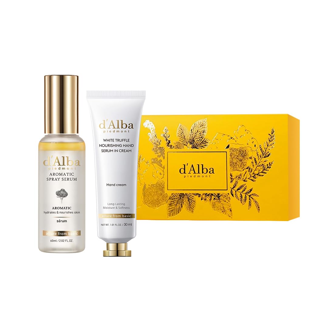 d'alba Piedmont Aromatic Spray Serum bottle for refreshing all-day hydration