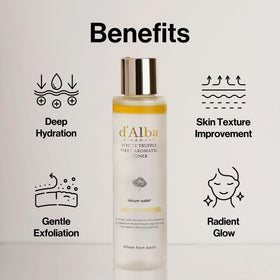 d'alba Piedmont bi-phase soothing infusion shows two-layer formula with rose damascena and green tea
