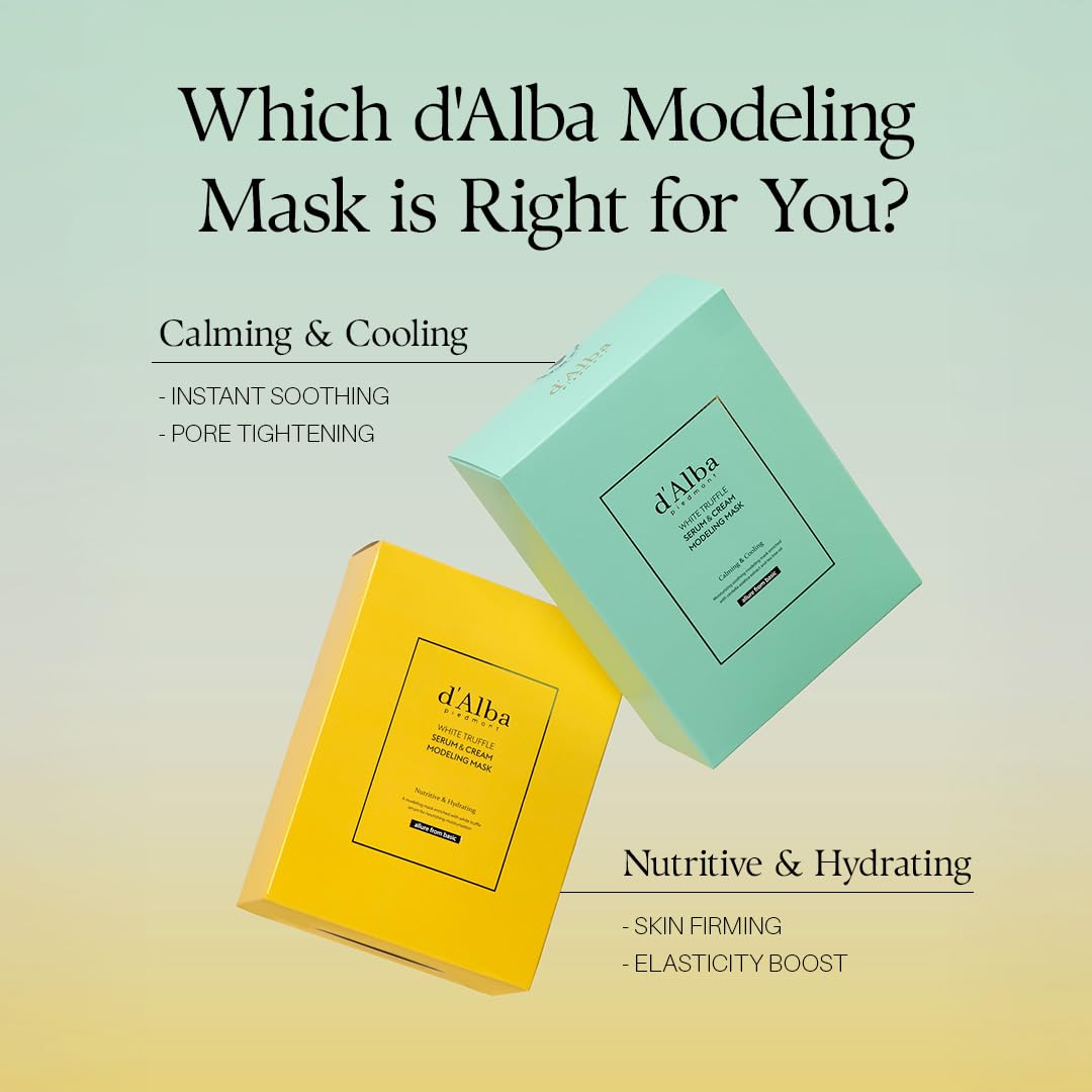 d'alba Piedmont glow after mask indicating refreshed, nourished skin