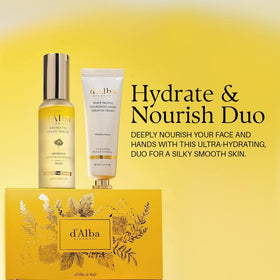 d'alba Piedmont Nourishing Hand Serum-cream jar delivers quick moisture