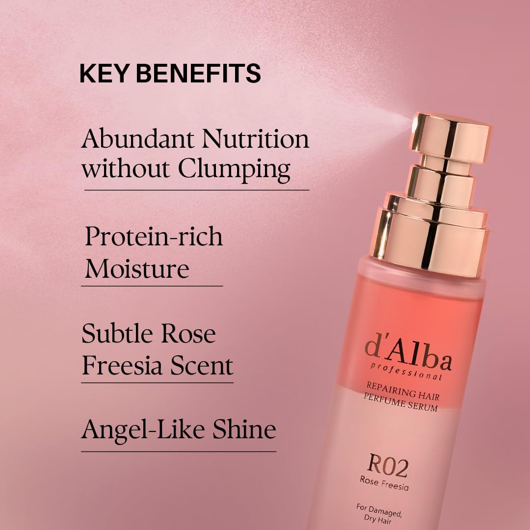 Rose and freesia fragrance swatch implies a light daily scent