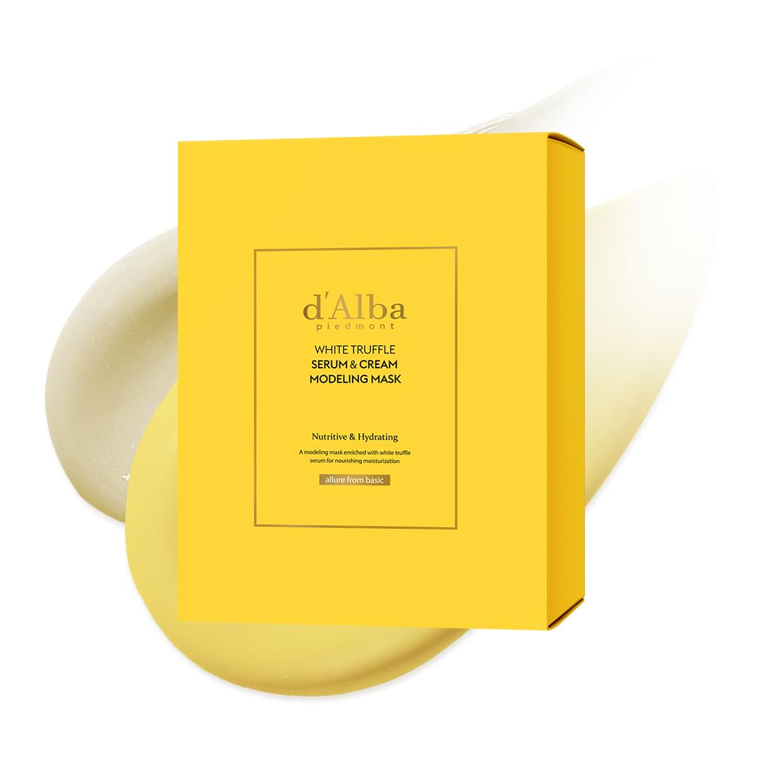 d'alba Piedmont white truffle modeling mask packaging for premium at-home care
