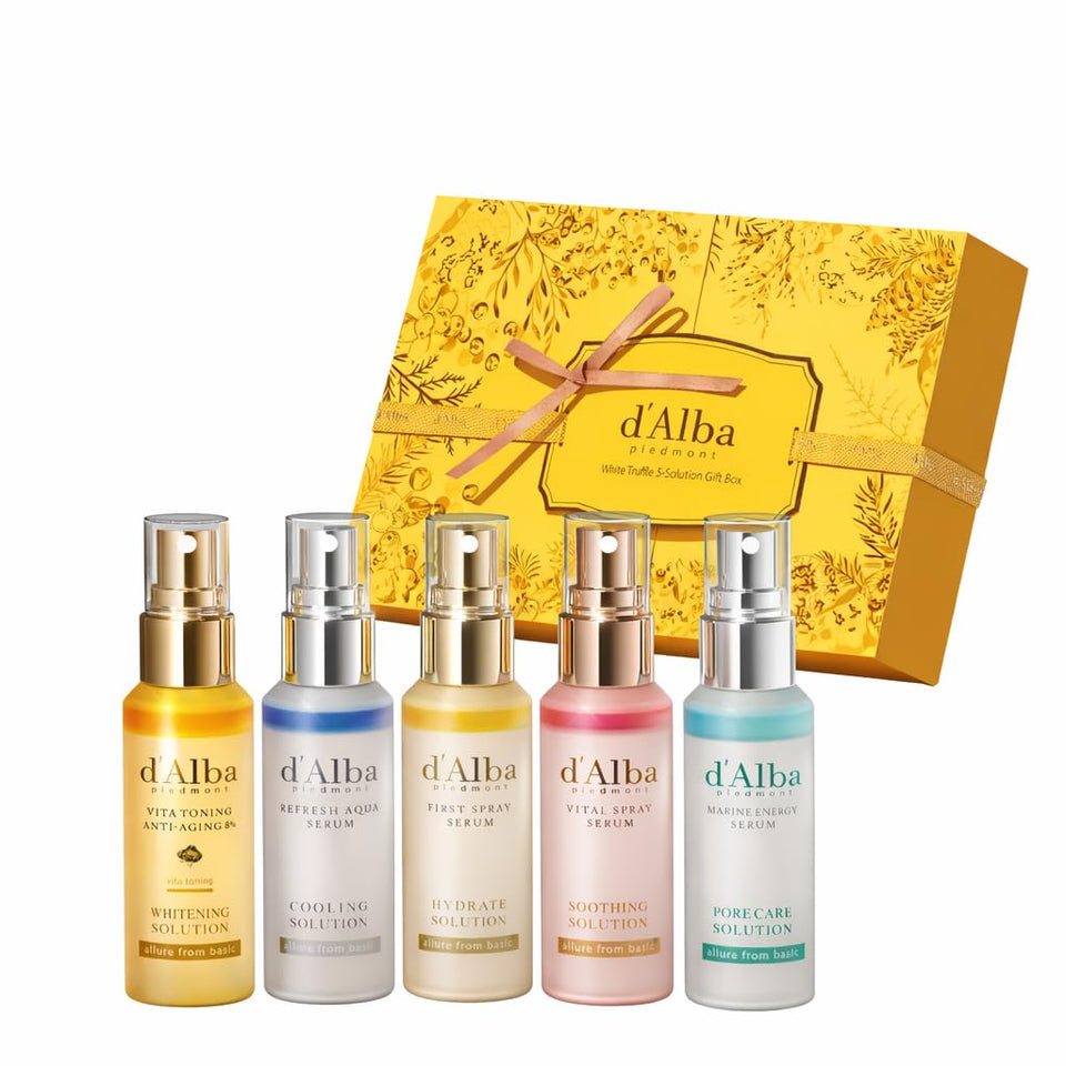 d'alba Piedmont White Truffle Spray Serum bottle ready for radiant hydration and glow.