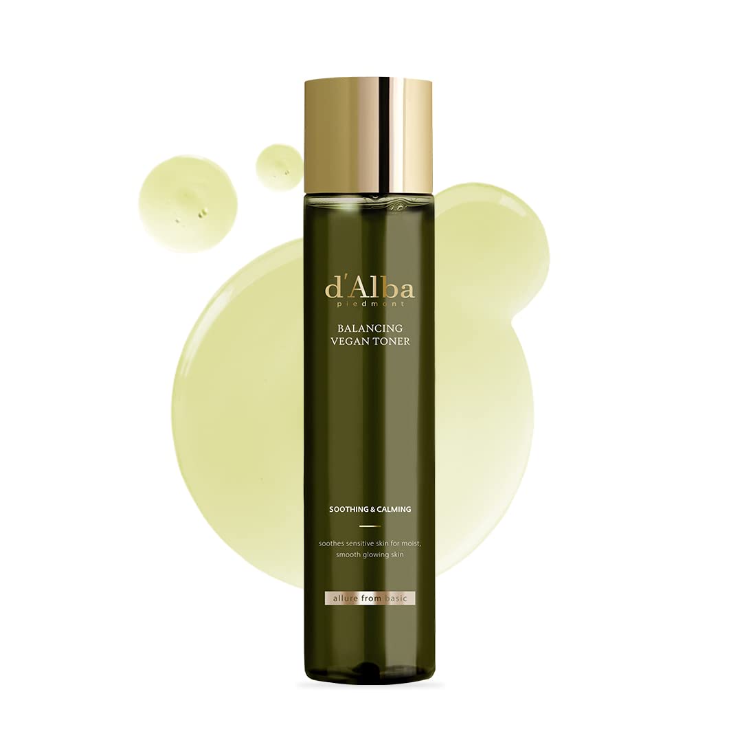 d'alba Piedmont white truffle toner bottle shows lightweight hydrating formula for sensitive skin
