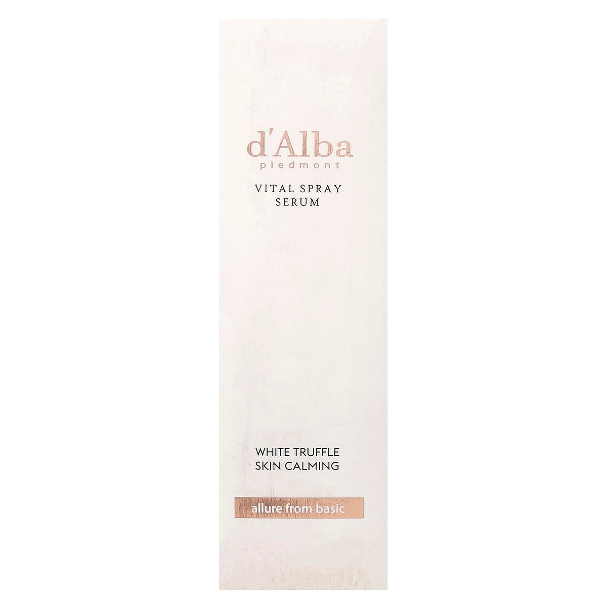 d’Alba White Truffle Vital Spray mist — lightweight hydration ready for daily use