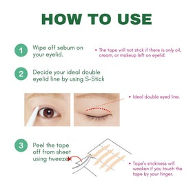 D-UP long-lasting wear eyelid tape offers all-day confidence in any setting.
