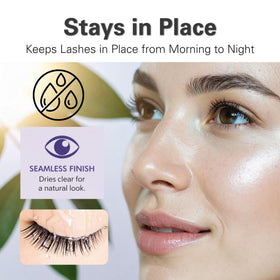 D-UP waterproof hold highlight a sweat-resistant lash adhesion.