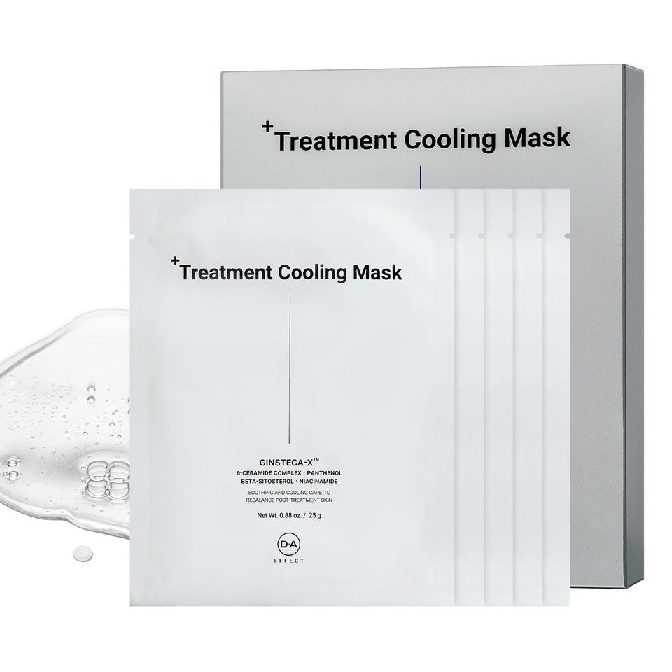 DA EFFECT cooling sheet mask packaging ready for refreshing skin