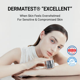 DA EFFECT Redness relief concept captured in a soothing skincare routine