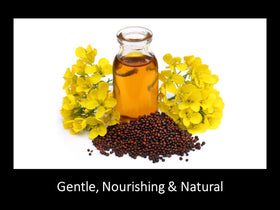 DAANA mustard oil pre-shave preparation for a smoother shave.