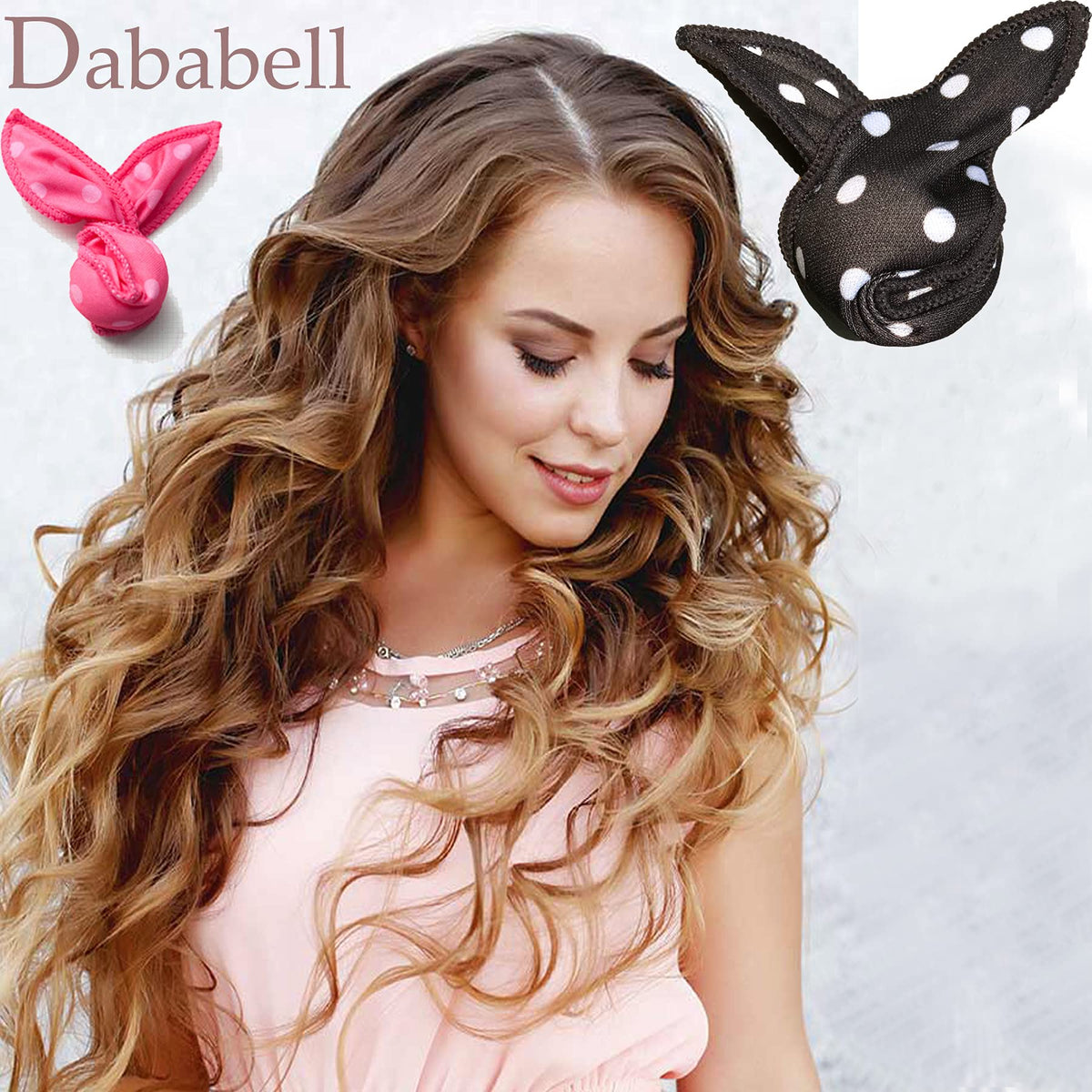 Dababell pillow-soft rollers enable comfortable wear through the night.