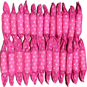 Dababell pink foam rollers set of 40 for easy overnight styling and waves