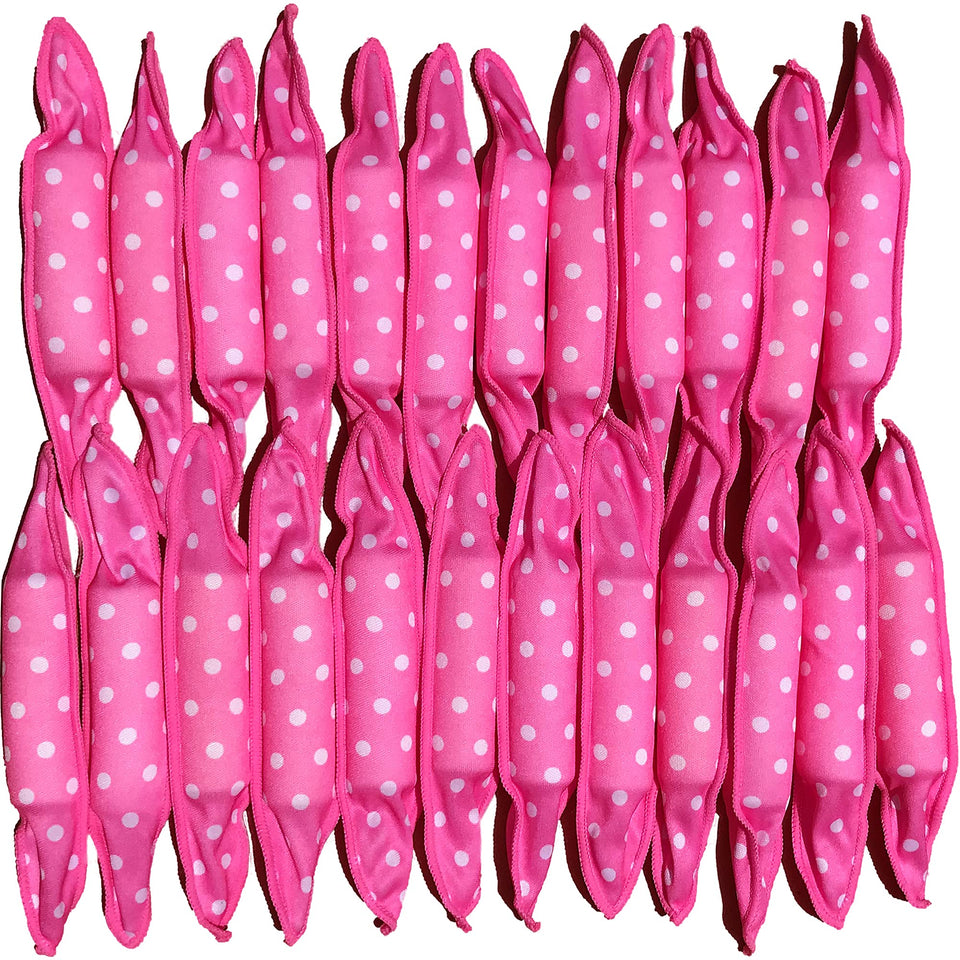 Dababell pink foam rollers set of 40 for easy overnight styling and waves