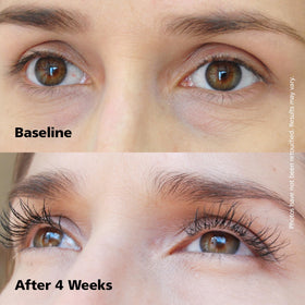 DABALASH brow serum applicator close-up with precise application.