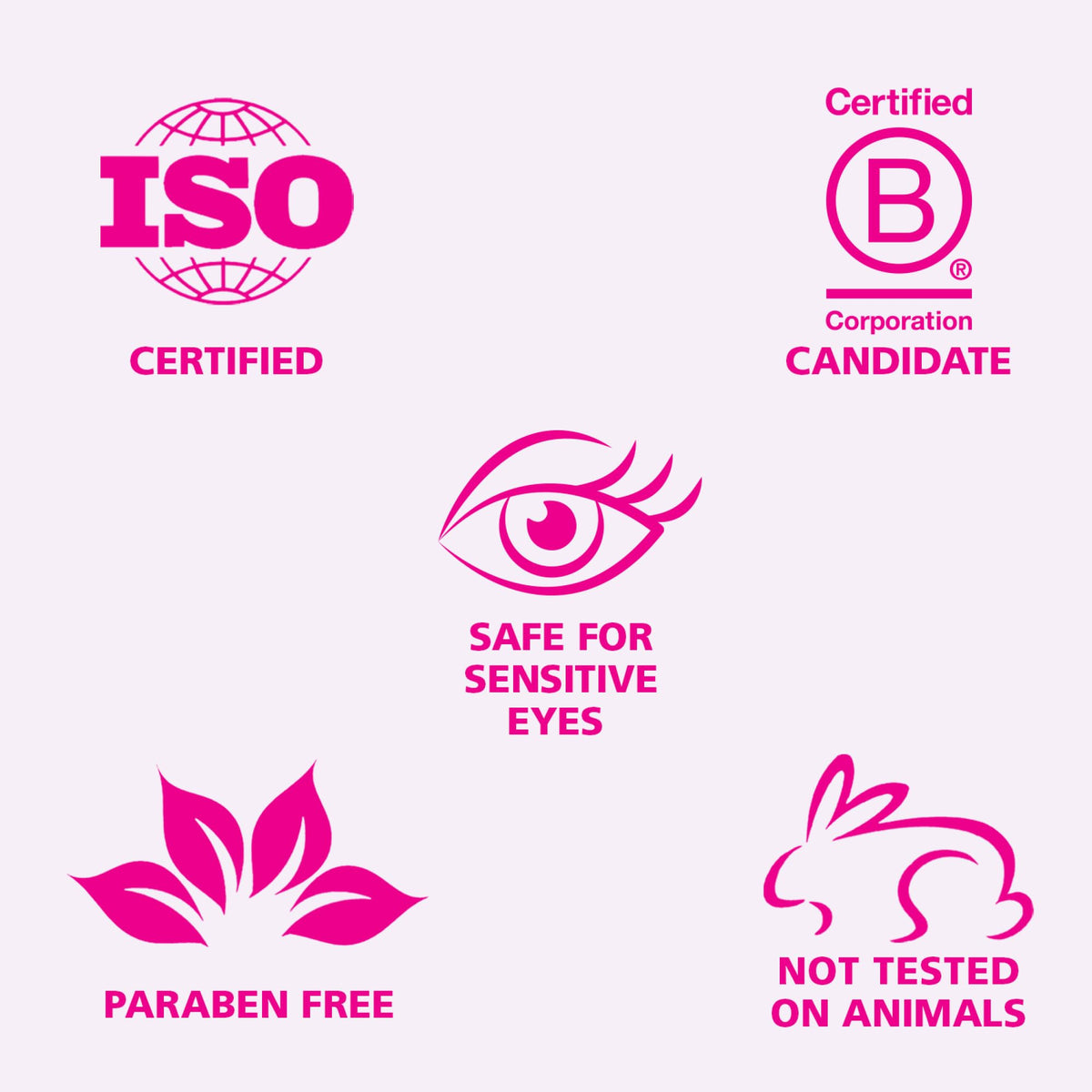 DABALASH ISO-certified label indicating quality and cruelty-free status.