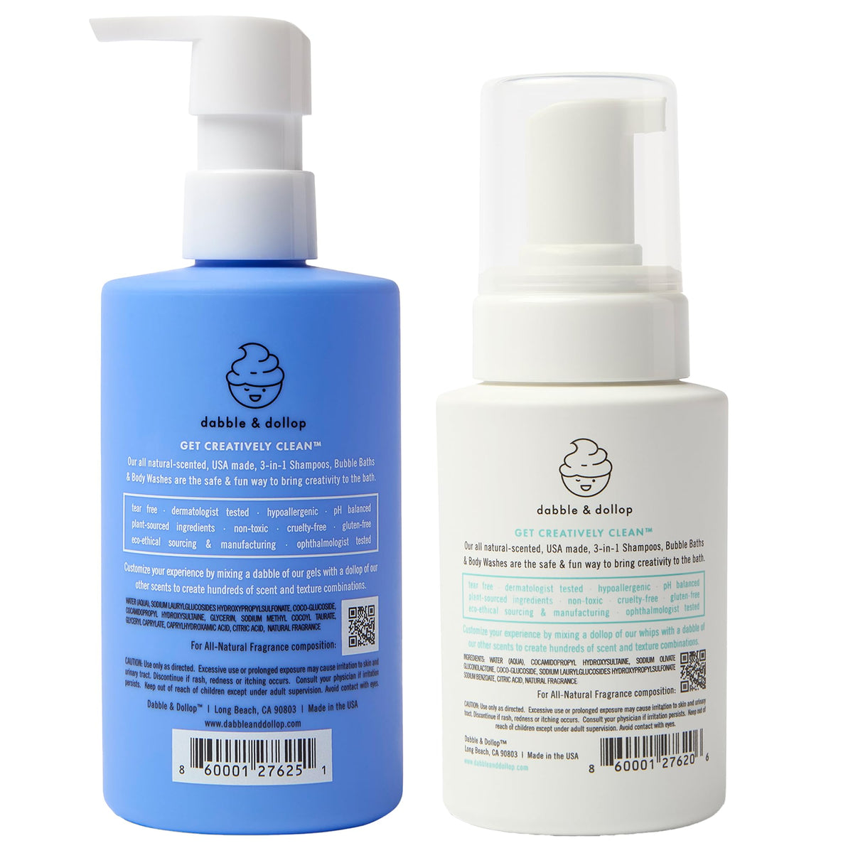 Dabble & Dollop blueberry-vanilla scent suggests comforting bathtime ritual