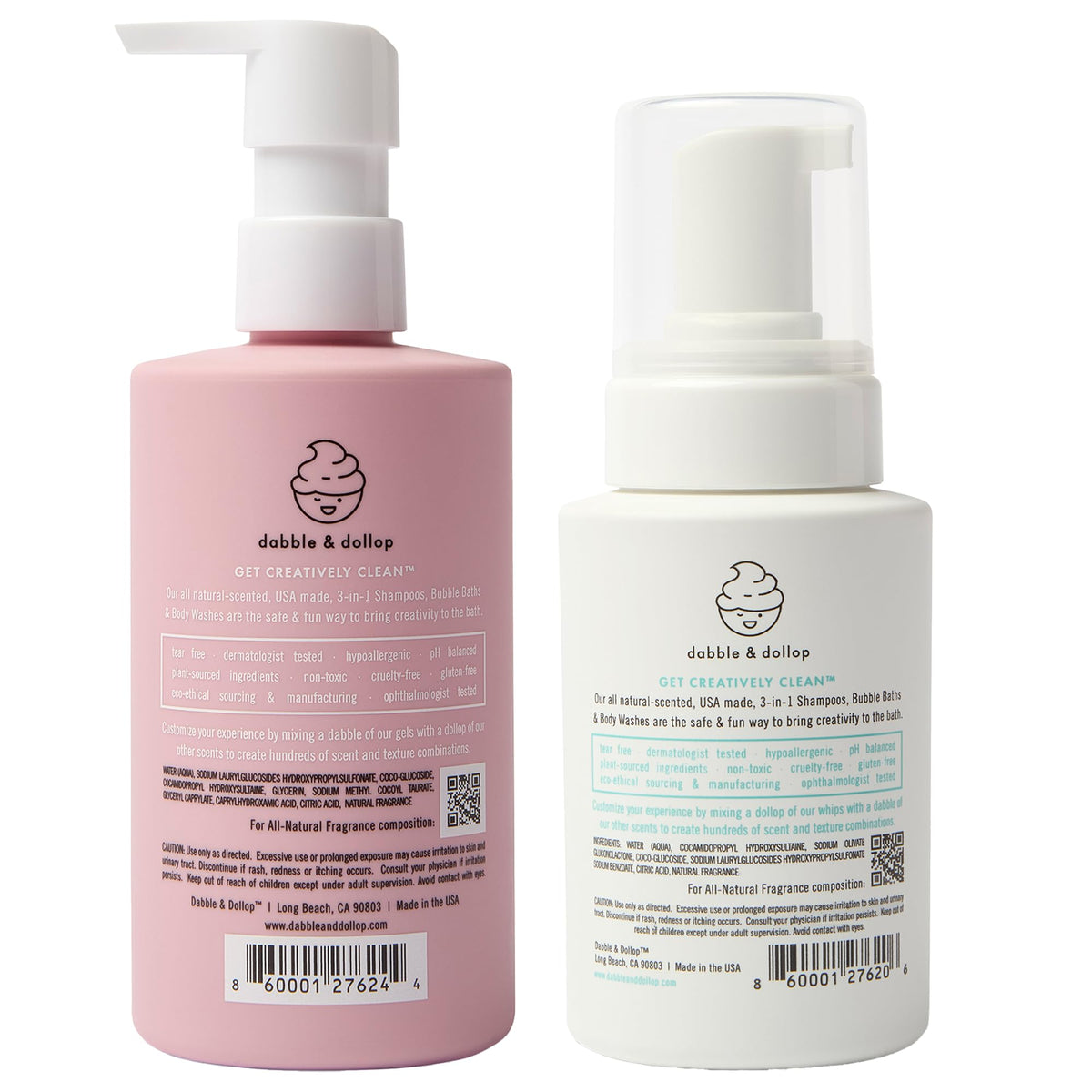 Dabble & Dollop Calming coconut-vanilla scent supports wind-down bath rituals