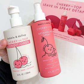 Ingredients label showing natural-origin formula without silicones or sulfates.