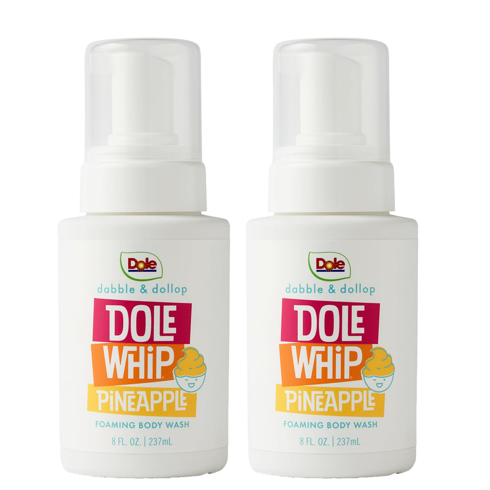 Dabble & Dollop Dole Whip pineapple foaming wash bottle for gentle cleansing